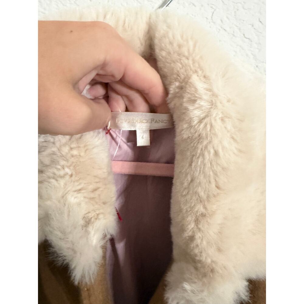 LoveShackFancy Toddler Girls Wool Coat - Picture 2 of 3